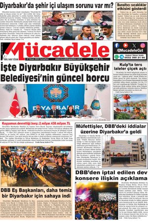 Diyarbakır Mücadele Gazetesi (27 Nisan 2024)
