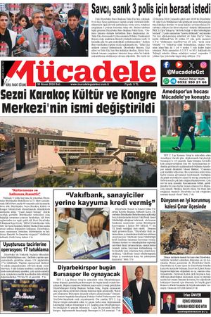Diyarbakır Mücadele Gazetesi (30 Nisan 2024)