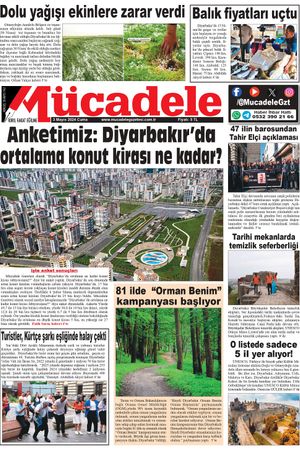 Diyarbakır Mücadele Gazetesi (3 Mayıs 2024)