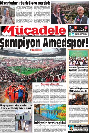 Diyarbakır Mücadele Gazetesi (6 Mayıs 2024)