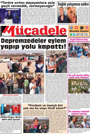 Diyarbakır Mücadele Gazetesi (20 Eylül 2024)