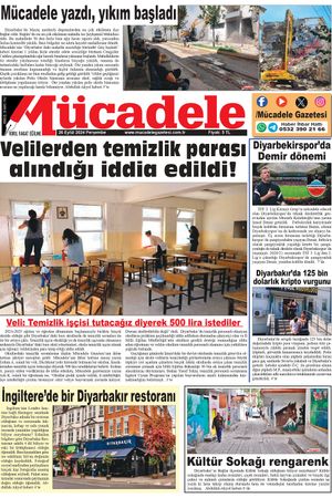 Diyarbakır Mücadele Gazetesi (26 Eylül 2024)