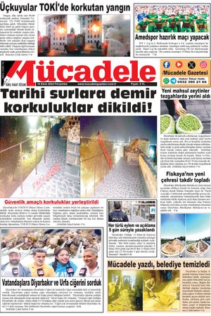 Diyarbakır Mücadele Gazetesi (10 Ekim 2024)