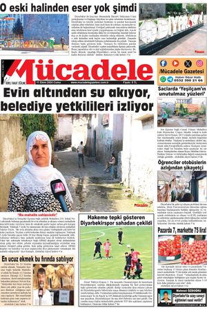 Diyarbakır Mücadele Gazetesi (11 Ekim 2024)