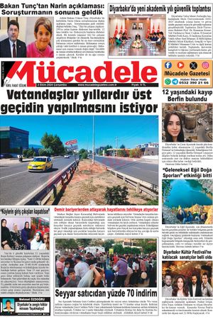 Diyarbakır Mücadele Gazetesi (2 Ekim 2024)