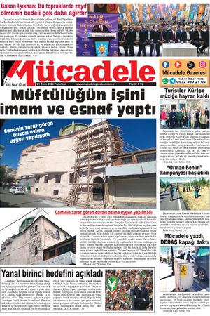 Diyarbakır Mücadele Gazetesi (21 Ekim 2024)