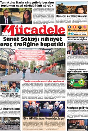 Diyarbakır Mücadele Gazetesi (4 Ekim 2024)