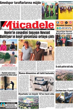 Diyarbakır Mücadele Gazetesi (1 Kasım 2024)