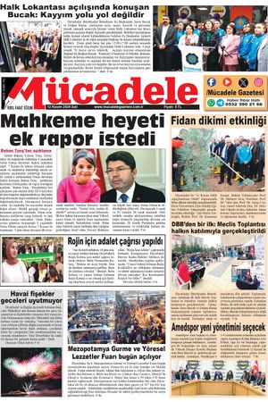 Diyarbakır Mücadele Gazetesi (12 Kasım 2024)