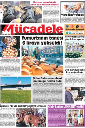 Diyarbakır Mücadele Gazetesi (15 Kasım 2024)