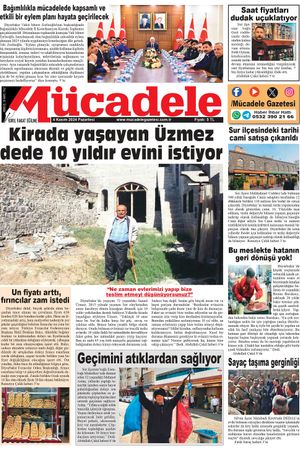 Diyarbakır Mücadele Gazetesi (4 Kasım 2024)