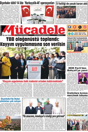 Diyarbakır Mücadele Gazetesi (6 Kasım 2024)