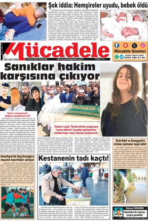 Diyarbakır Mücadele Gazetesi (7 Kasım 2024)