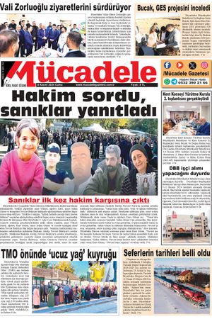 Diyarbakır Mücadele Gazetesi (8 Kasım 2024)