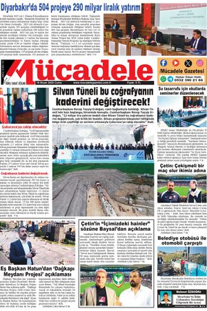 Diyarbakır Mücadele Gazetesi (18 Nisan 2025)