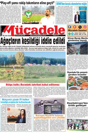 Diyarbakır Mücadele Gazetesi (29 Nisan 2025)