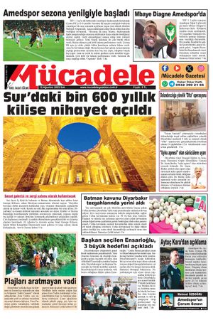 Diyarbakır Mücadele Gazetesi (12 Ağustos 2025)