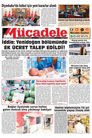 Diyarbakır Mücadele Gazetesi (13 Ağustos 2025)