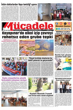 Diyarbakır Mücadele Gazetesi (15 Ağustos 2025)