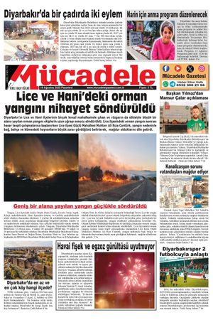 Diyarbakır Mücadele Gazetesi (18 Ağustos 2025)