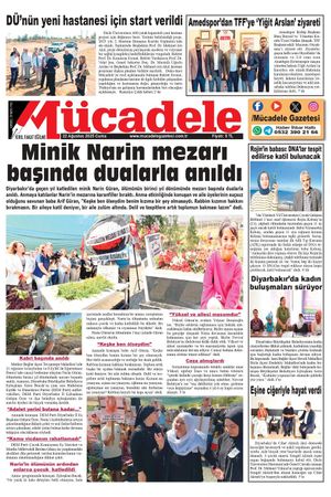 Diyarbakır Mücadele Gazetesi (22 Ağustos 2025)