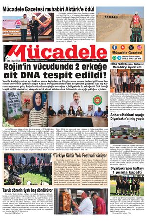 Diyarbakır Mücadele Gazetesi (13 Ekim 2025)