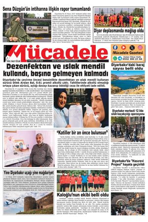 Diyarbakır Mücadele Gazetesi (14 Ekim 2025)