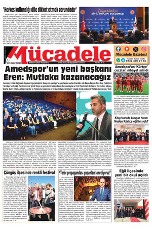 Diyarbakır Mücadele Gazetesi (20 Ekim 2025)