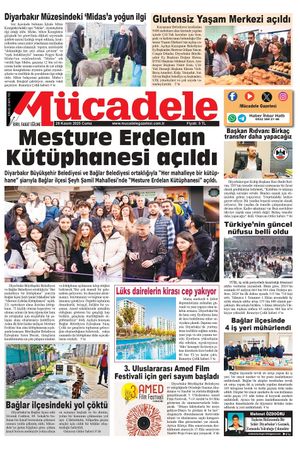Diyarbakır Mücadele Gazetesi (28 Kasım 2025)