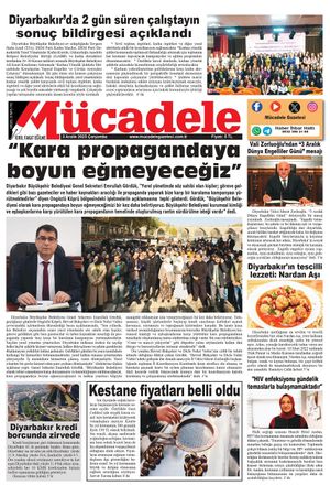 Diyarbakır Mücadele Gazetesi (3 Aralık 2025)