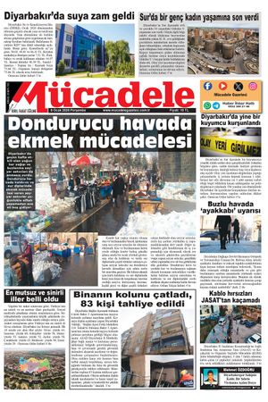 Diyarbakır Mücadele Gazetesi (8 Ocak 2026)