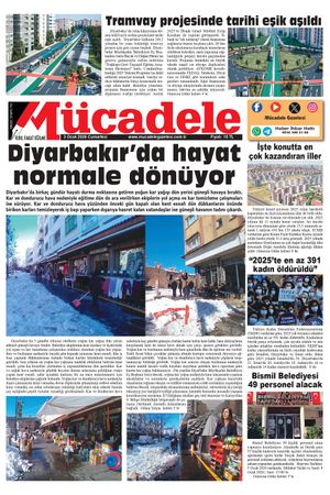 Diyarbakır Mücadele Gazetesi (3 Ocak 2026)