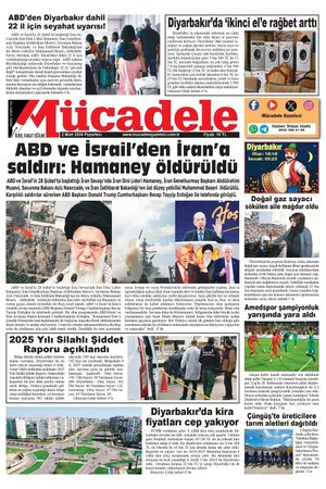 Diyarbakır Mücadele Gazetesi (2 Mart 2026)