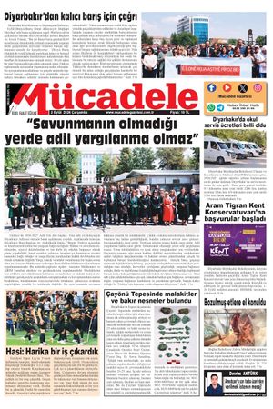 Diyarbakır Mücadele Gazetesi (2 Eylül 2026)